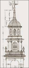 drawing of the steeple